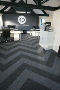 Heckmondwike Office Carpet Planks Array and Supacord