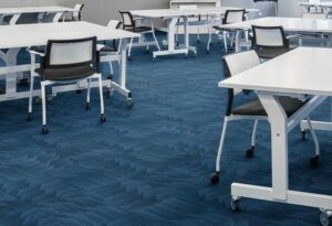 Heckmondwike Odyssey Blue Carpet Tiles
