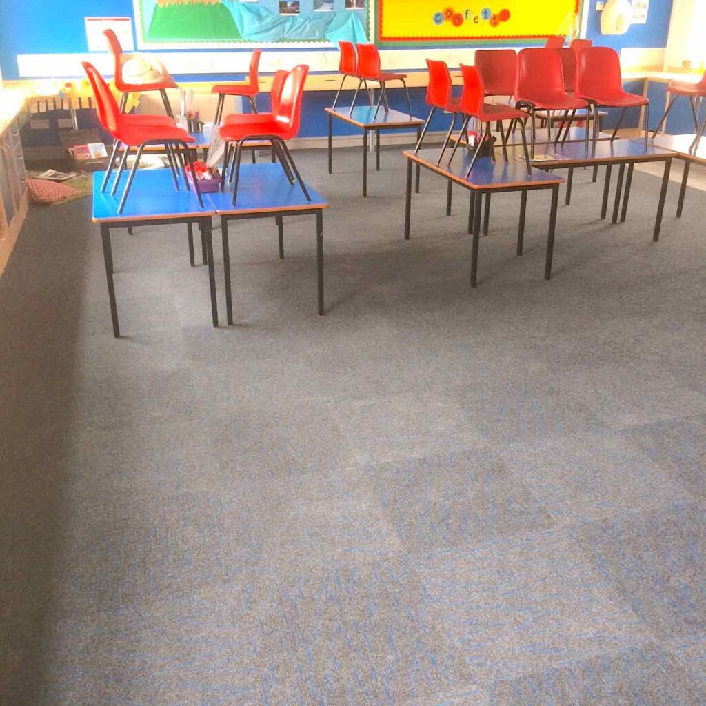 Heckmondwike Array Carpet Tiles in Education