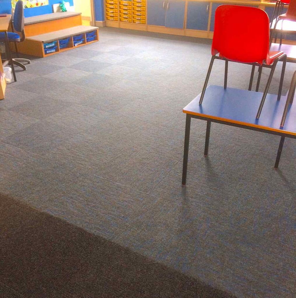 Heckmondwike Array Carpet Tiles in Education