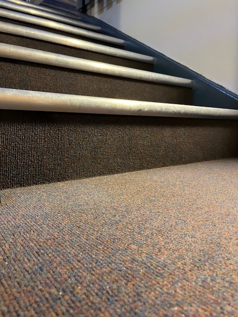 Supacord carpet tiles in Pebble