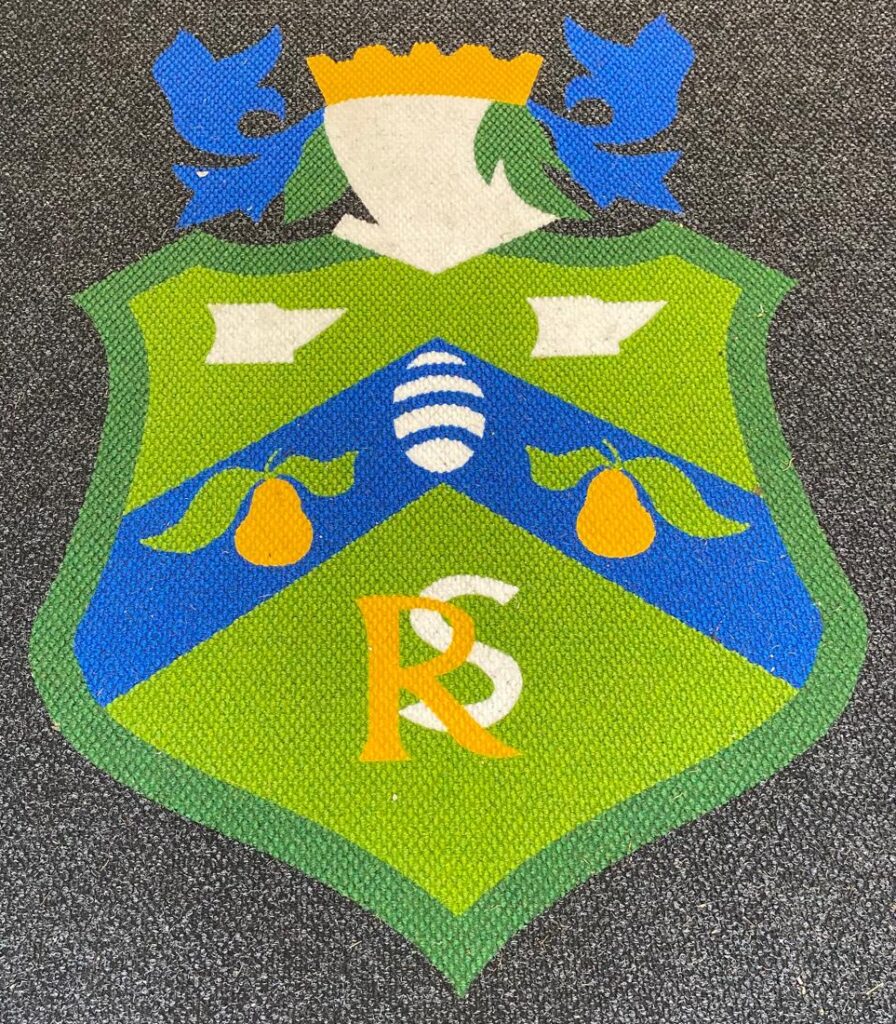 Redhill school logo mat