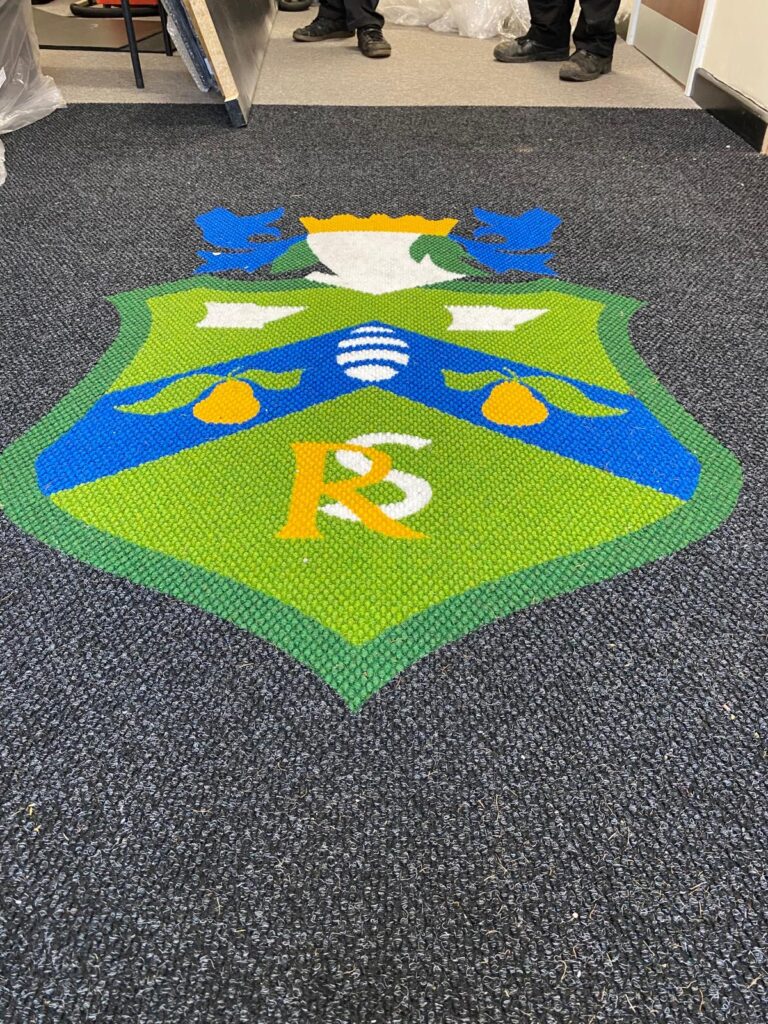 Redhill logo mat